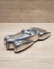 Vintage Pewter Art-Deco Mercedes-Benz SSK ''Count Trossi'' Model Car / Desk Art