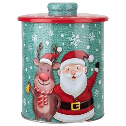 Christmas biscuit tin santa - biscuit,
