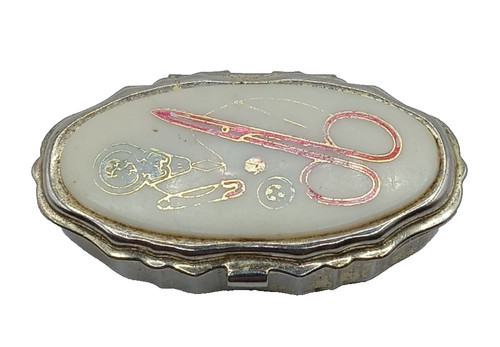 Vintage pill box - vintage, organizer