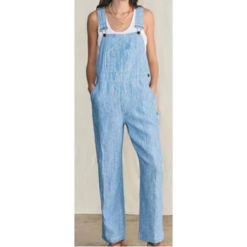 Faherty blue linen mechanic - faherty,