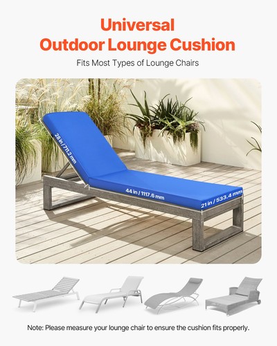 Chaise lounge cushion - lounge, x