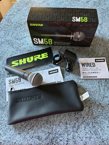 Shure sm58 wired dynamic - sm58,