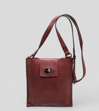 Mulberry  Joel  Crossbody Bag in Oxblood Leather 