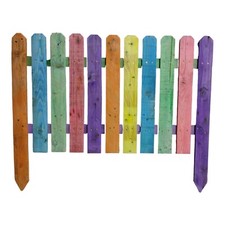  Picket Fence Mix Colours  Reclaimed Wood Rustic Fence