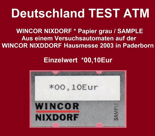 Federal atm test paper - test, grey