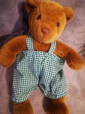 GORGEOUS PLUSH TEDDY BEAR. 15" VGC. NO LABEL.