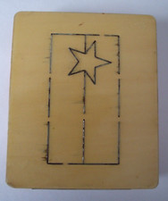 LARGE WOODEN DIE STAR 22-057 DIE CUTTING CRAFTS SCRAPBOOKING CARDMAKING