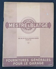 MESTRE & BLATGE catalog of