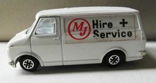 Dinky 410 Speedwheels  Bedford Van MJ Hire + Services Van.  1974. Unboxed