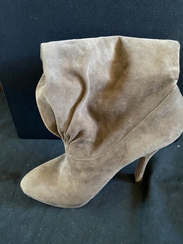Prada brown swede - brown, boots