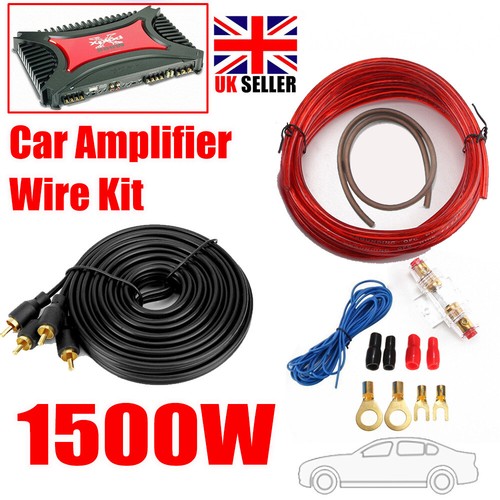 Complete 8ga 1500 watt - car, amp