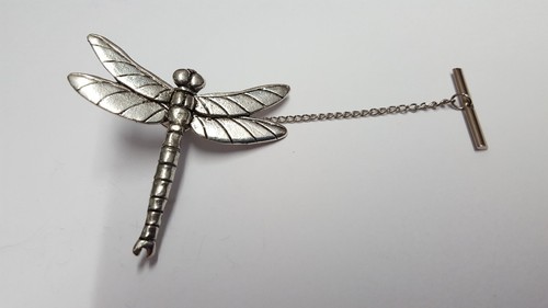 Large dragonfly tie pin with - tie,