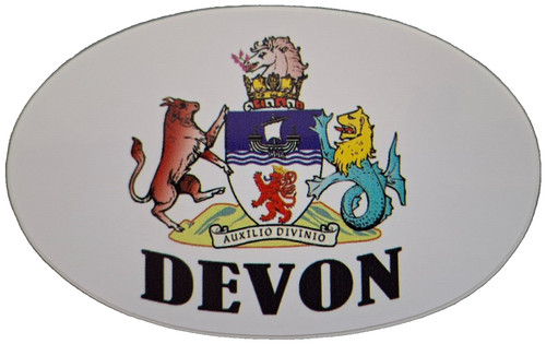 Devon county flag sticker coat - sticker,