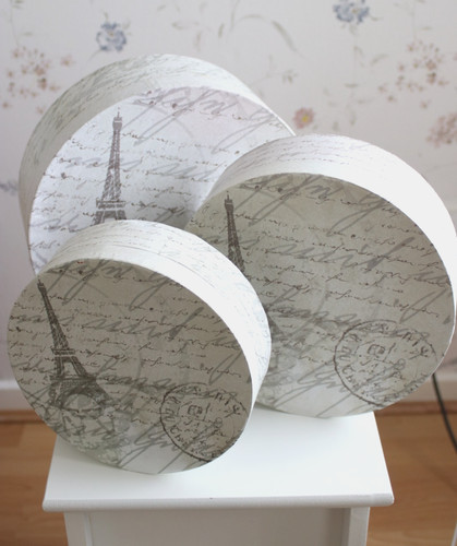 Decorative round storage boxes - round,