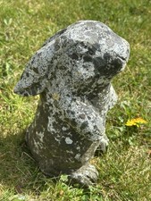 Silver granite rabbit - rabbit, garden