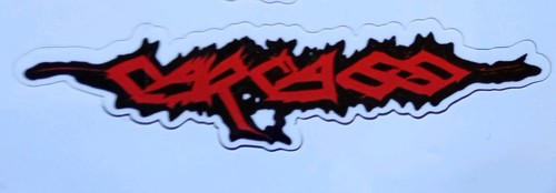 Vinyl sticker carcass heavy - vinyl,