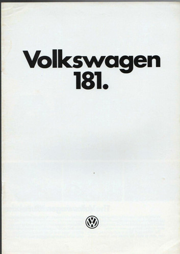 Volkswagen 181 1600 1978 1979 - 181,
