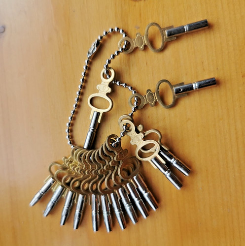 Set pocket watch winding - set,