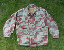 Rare 1950s West German Bundeswehr Splinter Camouflage Jacket Smock Splittertarn