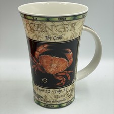 Dunoon Zodiac Cancer Birthday Mug • Large Coffee/Tea Cup • Design By Jack Dadd