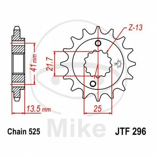 Sprocket z16 525 726 for - 525, 726.46.33