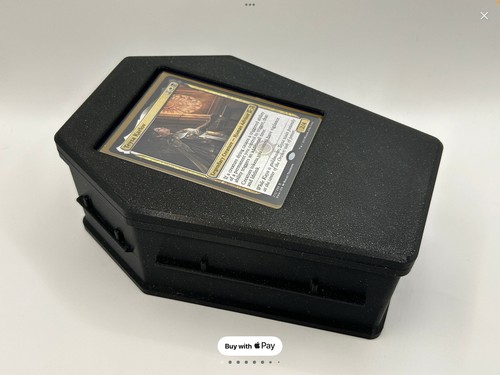 Coffin deck box - card,