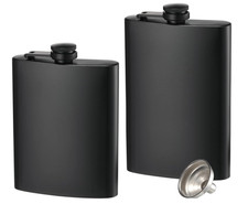 2 Pack Hip Flask Stainless