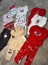 Christmas baby clothes bundle aged 3-6 months
