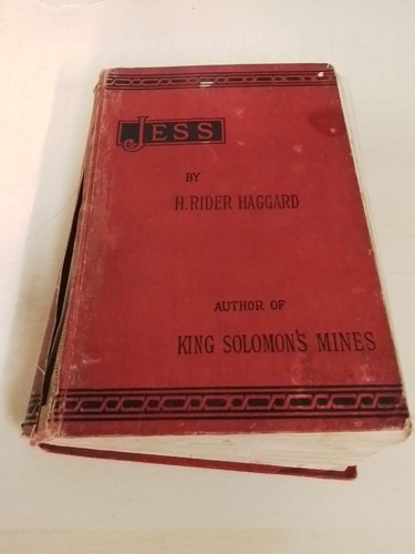 1887 jess rider haggard - by,