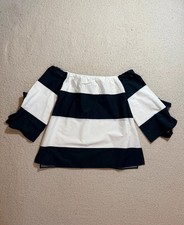 Zara Basic navy white stripe