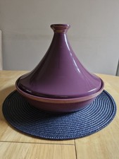 TAGINE Cooking Pot Purple. Lakeland Ceramic Tagine. Excellent Condition Unused