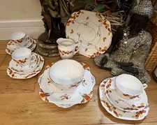 Art Deco Diamond China Tea