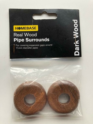 Dark oak real wood pipe - dark,