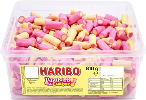 Haribo rhubarb custard - rhubarb,