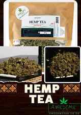 Organic Hemp  Herbal Tea NO BLEND Sleep Anxiety Stress Relief Premium Quality!