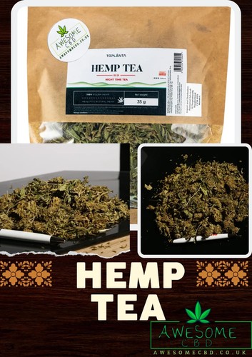 Organic hemp herbal tea no - organic,