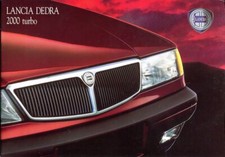 Lancia Dedra 2000 turbo 1991 UK market full colour sales brochure