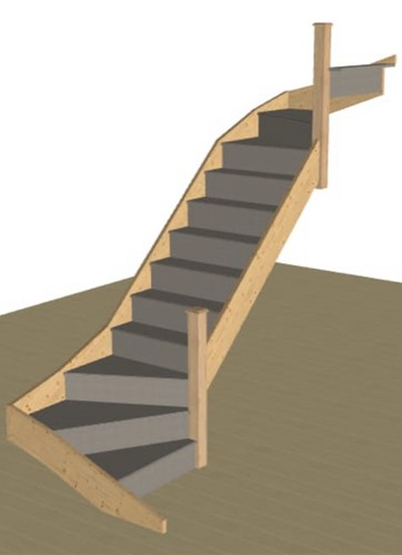 Winder staircase any size - 6,