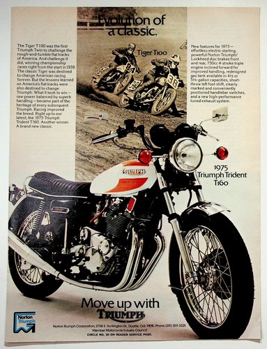 1975 triumph trident t160 - 1975,