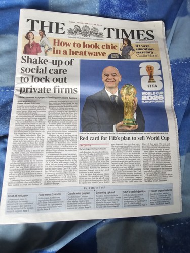 The times newspaper - the, from
