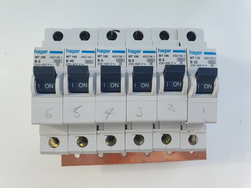 Hager mcb job lot - mcb, bar