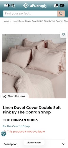 Conran shop linen duvet - conran,