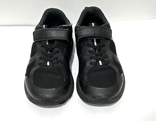 Clarks boys black shoes 2 - black, 1/2