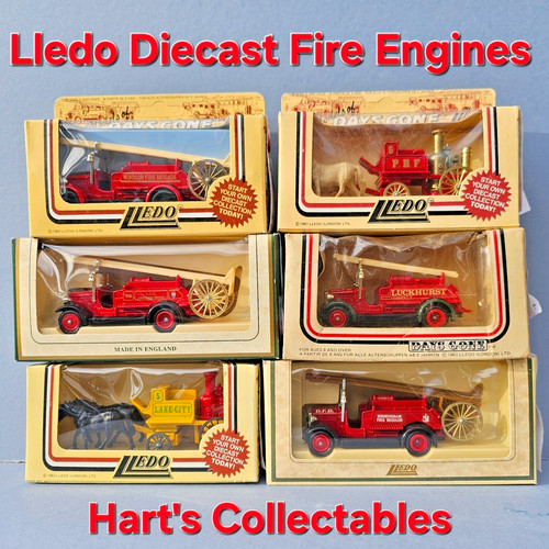 Vintage lledo fire engines - 6, x