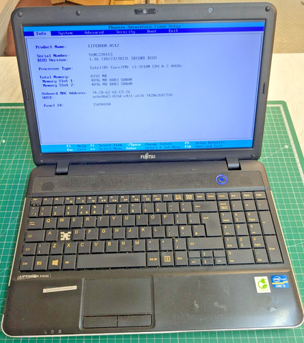 Fujitsu lifebook a512 laptop - lifebook,
