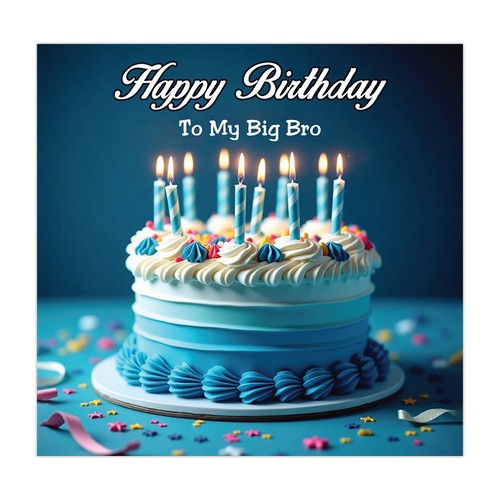 Big brother birthday card - birthday,
