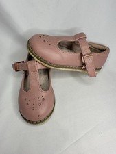 Next Girls Pink Leather T-Bar