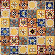 36 AUTHENTIC MEXICAN TILES