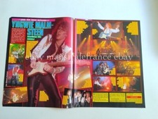 Yngwie Malmsteen Joe Lynn Turner clippings Sweden 1980s