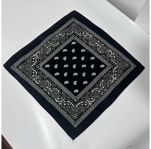 Black paisley 100 cotton - paisley, 100%